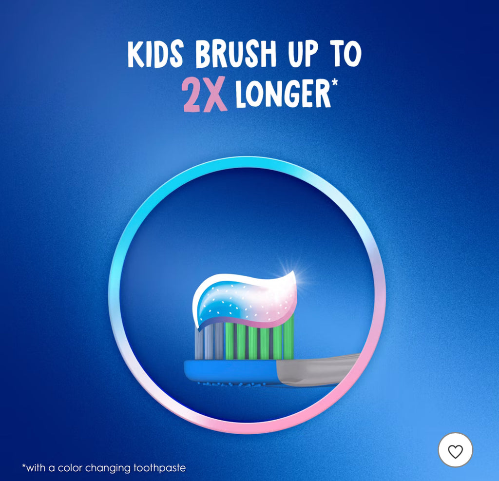 Crest Advanced Kid's Colour Changing Toothpaste - Bubblegum Flavor- 4.2oz