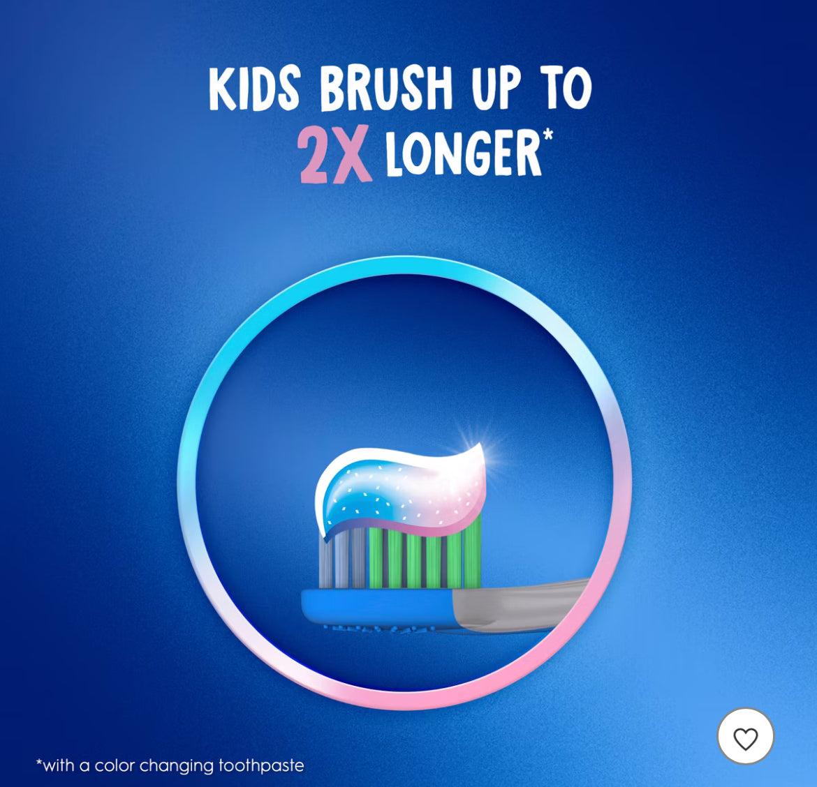 Crest Advanced Kid's Colour Changing Toothpaste - Bubblegum Flavor- 4.2oz