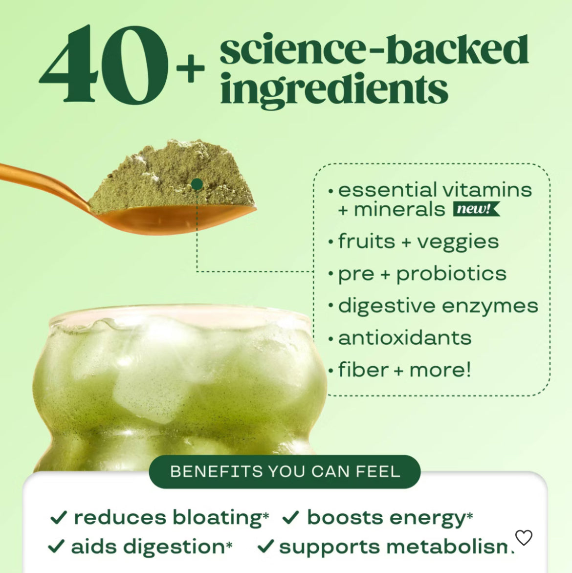 BLOOM NUTRITION Greens and Superfoods Powder - Mango - 4.99oz - 25 Servings