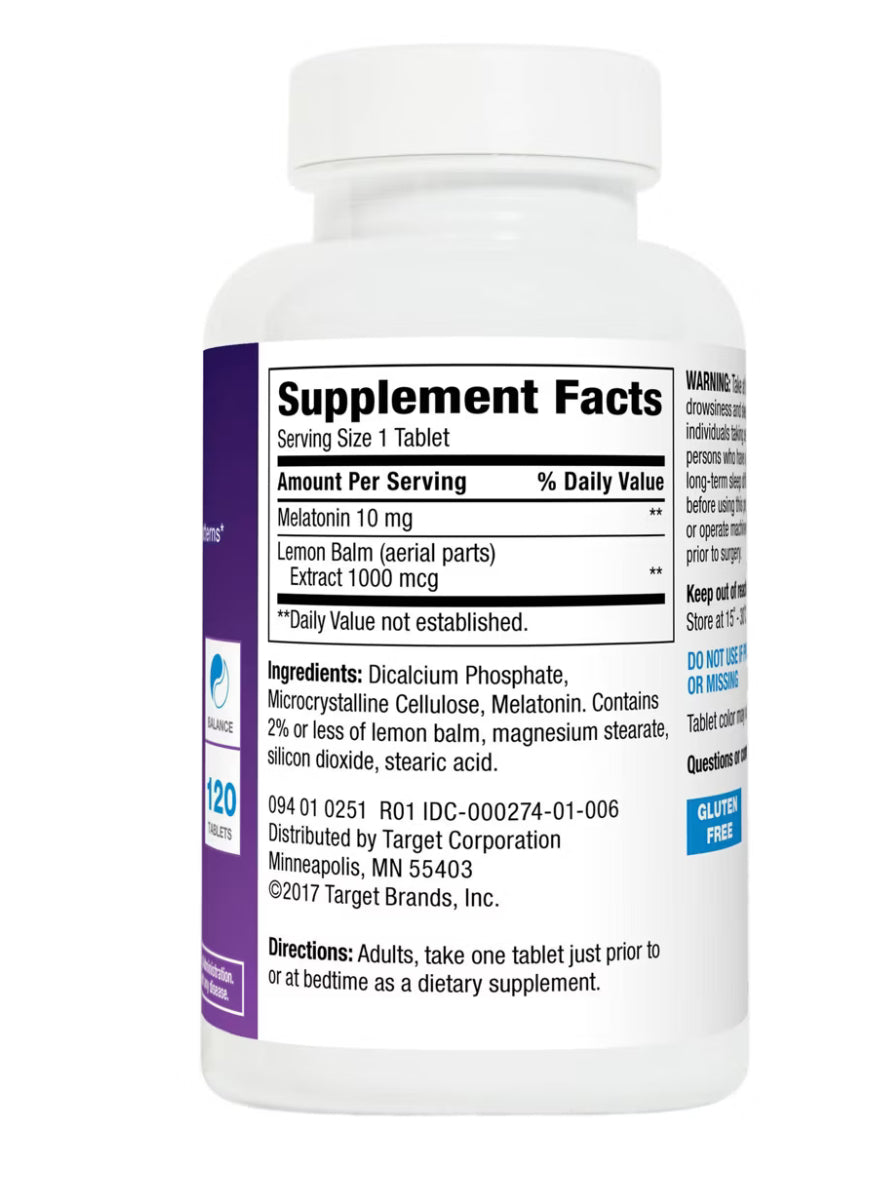 Snooze 10mg - 120ct - up&up™