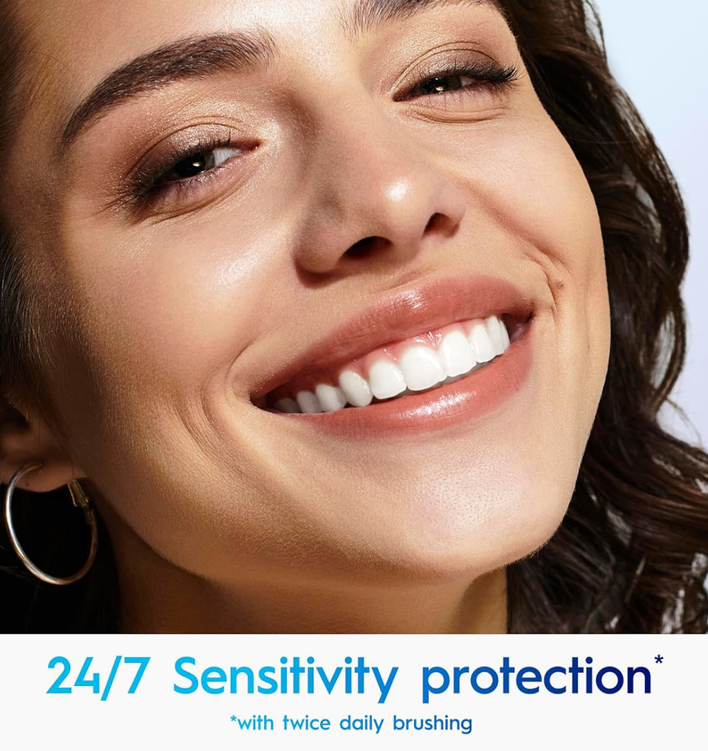 Crest 3DWhite Advanced Whitening Sensitivity Relief Toothpaste | Soft Mint, 3.3 Oz, Value Pack Of 2