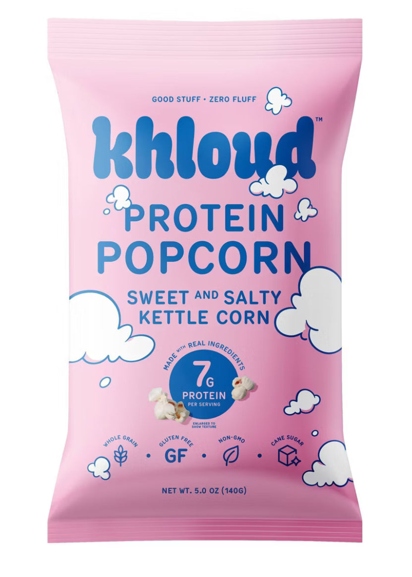 Khloud Sweet and Salty Kettle Corn Protein Popcorn - Large