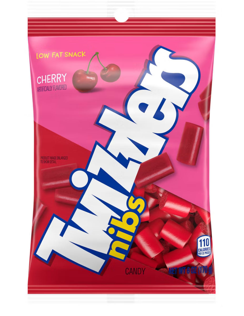 Twizzlers Nibs Cherry Licorice Candy - 6oz