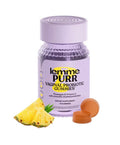 Lemme Purr Vaginal Probiotic Gummies - pH & Odor Support - Pineapple & Vitamin C - Pineapple Flavored - 14ct