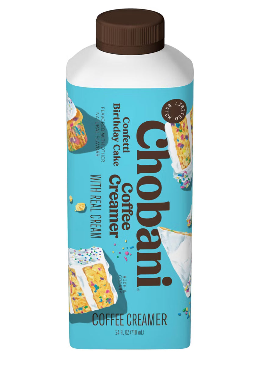 Limited Edition Chobani Birthday Cake Creamer - 24 fl oz