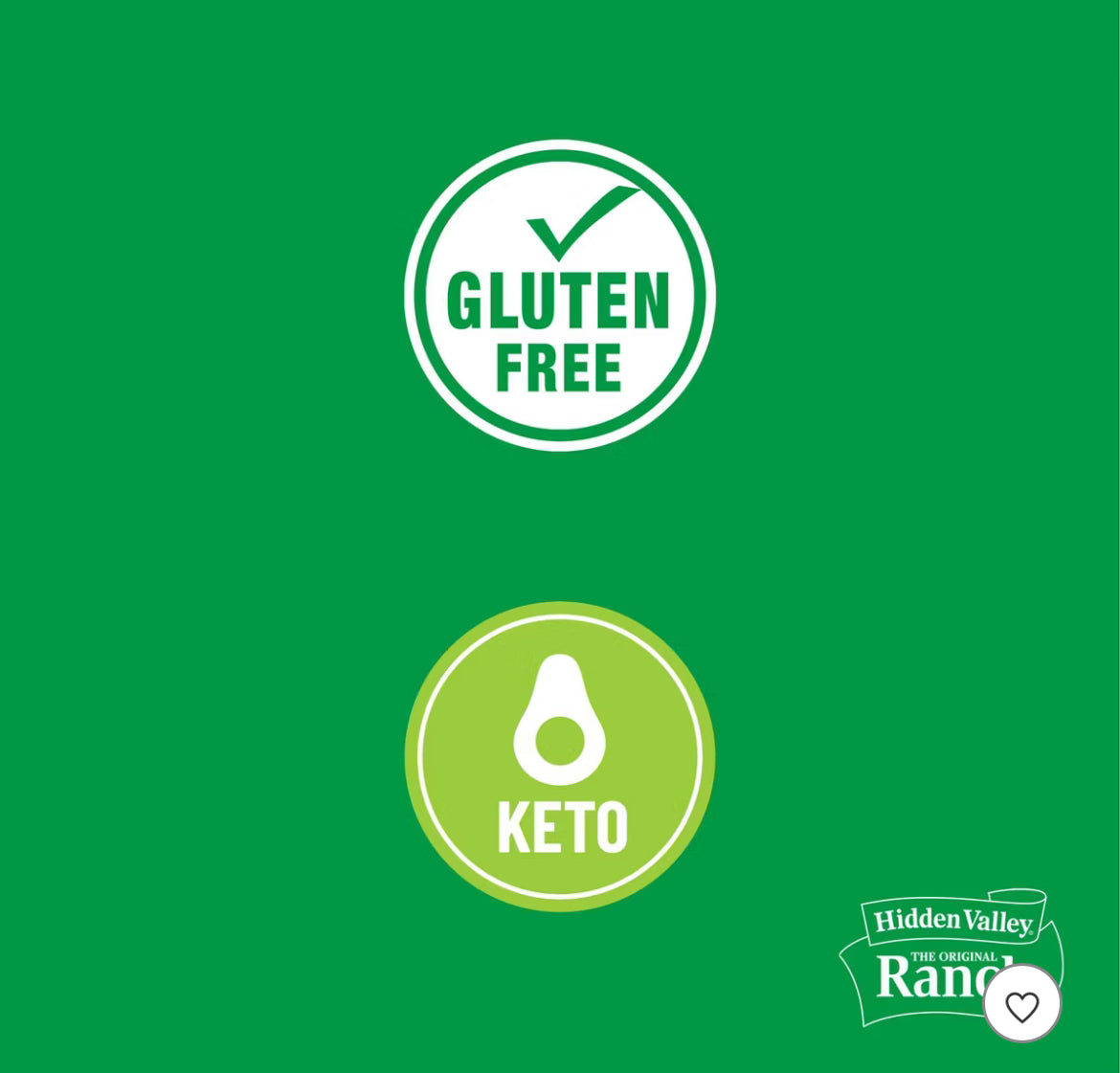 Hidden Valley Original Ranch Salad Dressing & Topping - Gluten Free - 8 fl oz