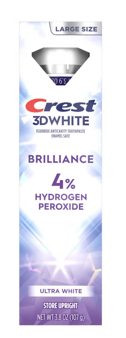 Crest 3D White Professional Ultra Whitening Toothpaste - 3.8oz: Mint Flavour - Large Size