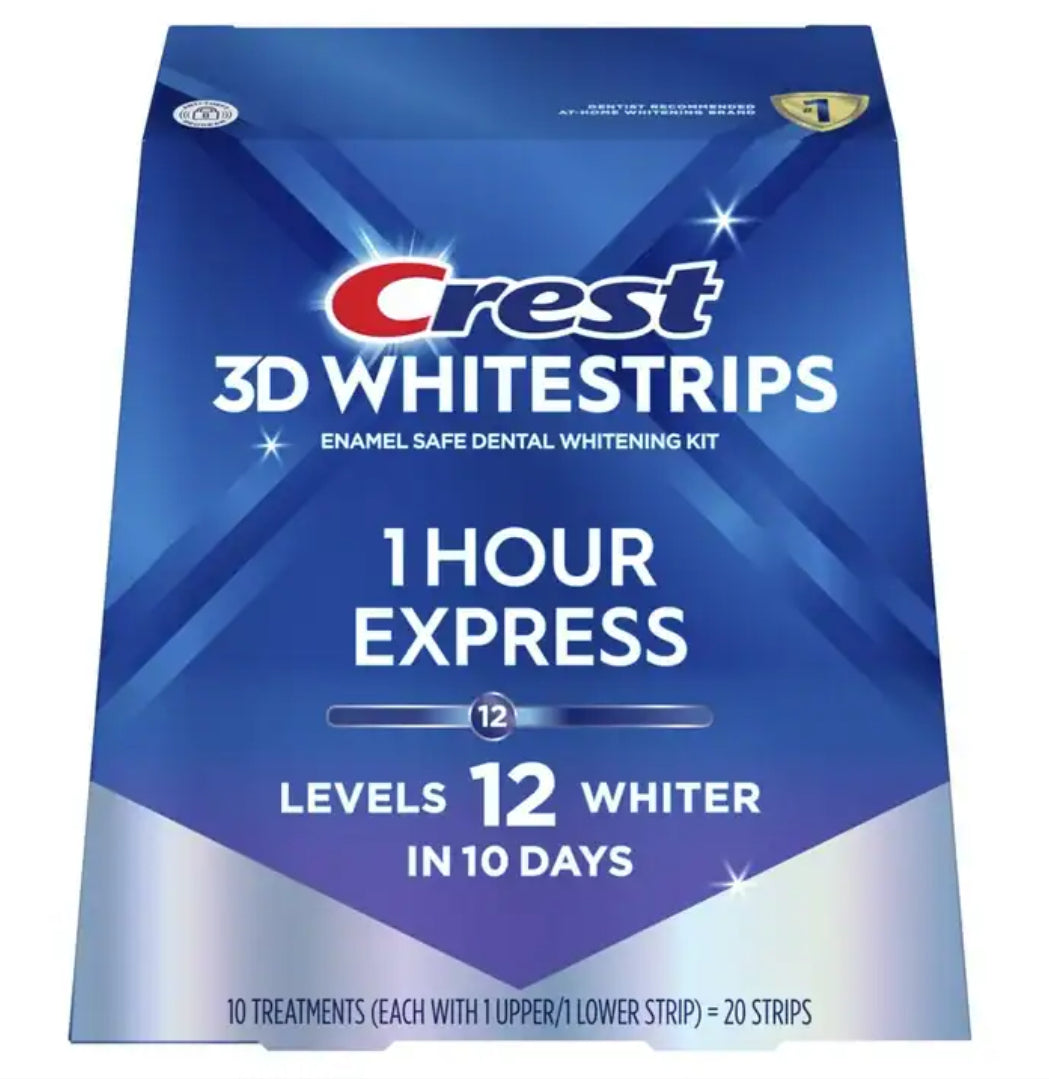 Crest 1 Hour Express UK Teeth Whitening Strips