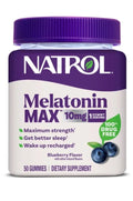 Natrol MAX 10mg Sleep Aid Gummies - Blueberry - 50ct