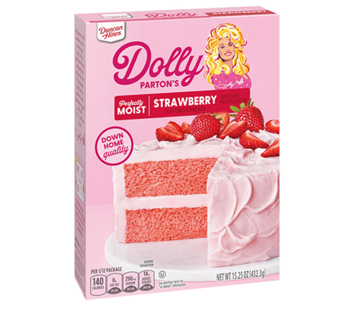 Dolly Parton's Strawberry Flavored Cake Mix