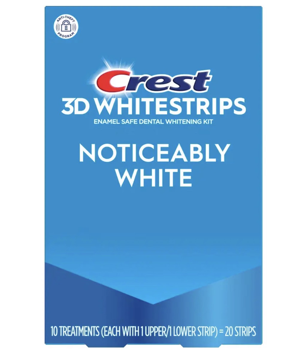 Crest 3DWhitestrips Classic White At-home Teeth Whitening Kit - 10 Treatments