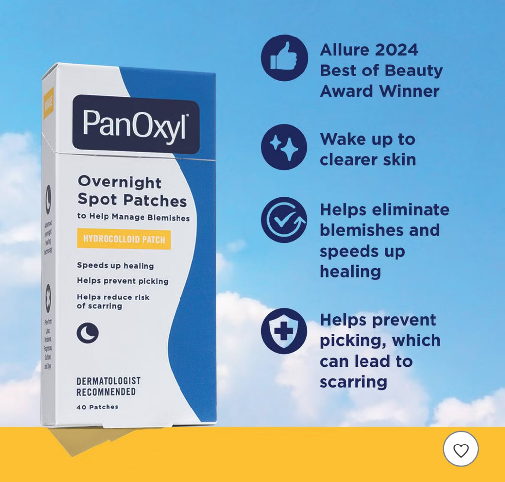 PanOxyl PM Overnight Spot Pimple Patches - 40ct