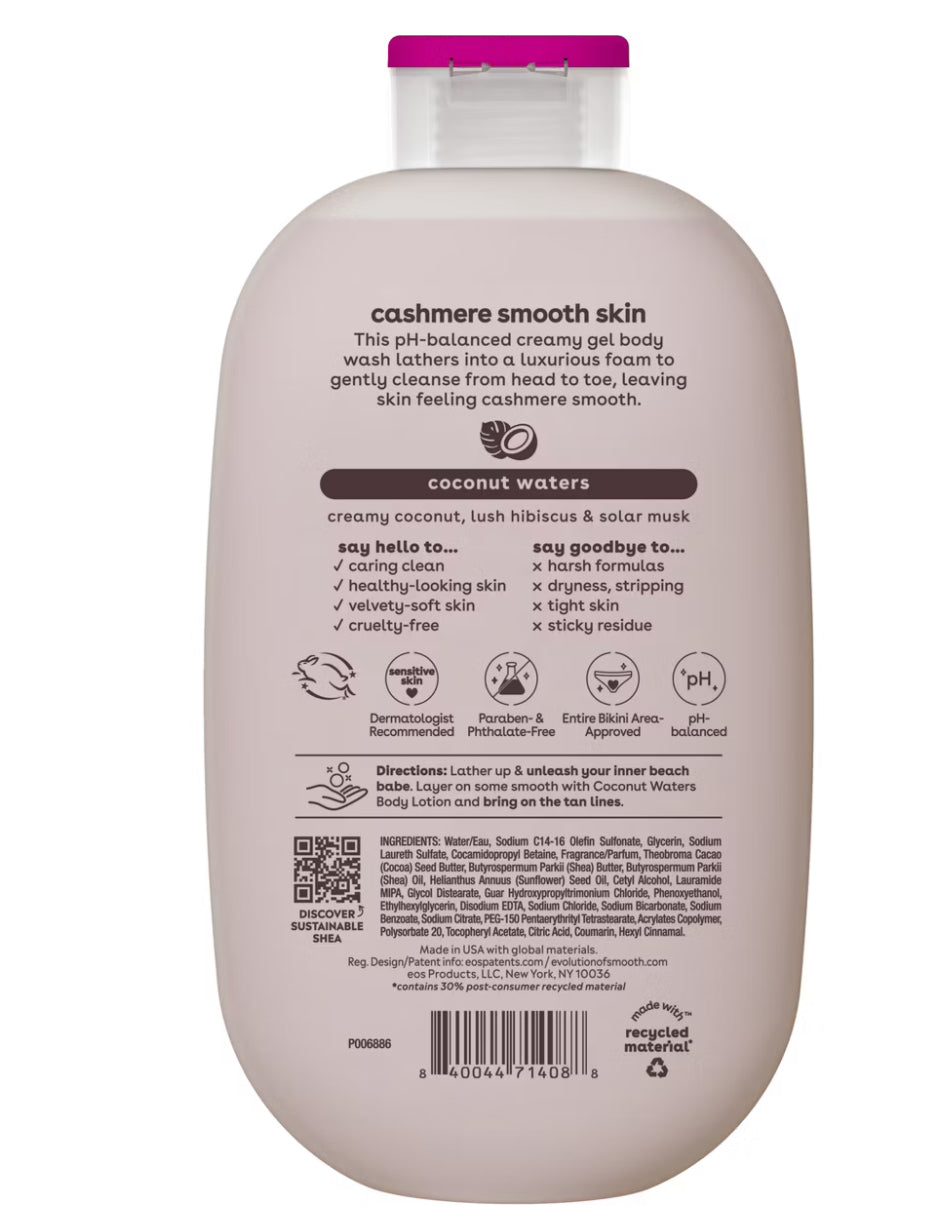 eos Shea Better Cashmere Body Wash - Coconut Waters - 16 fl oz