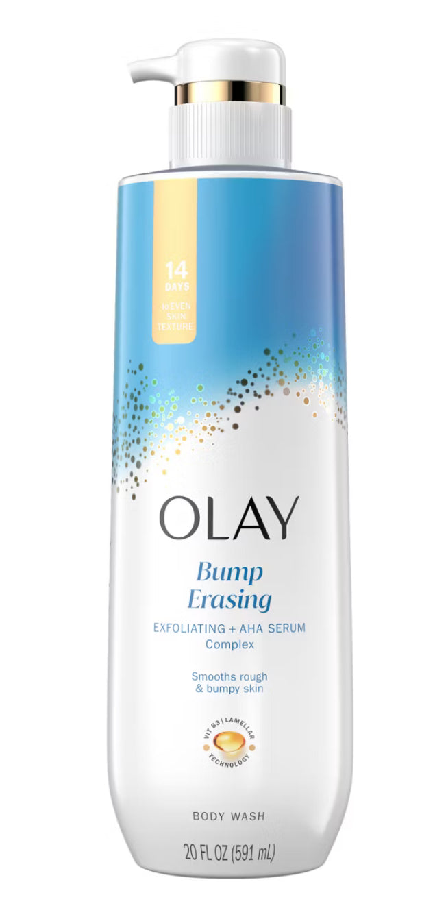 Olay Premium Bump Erasing Exfoliating Body Wash with AHA Serum Complex - 20 fl oz