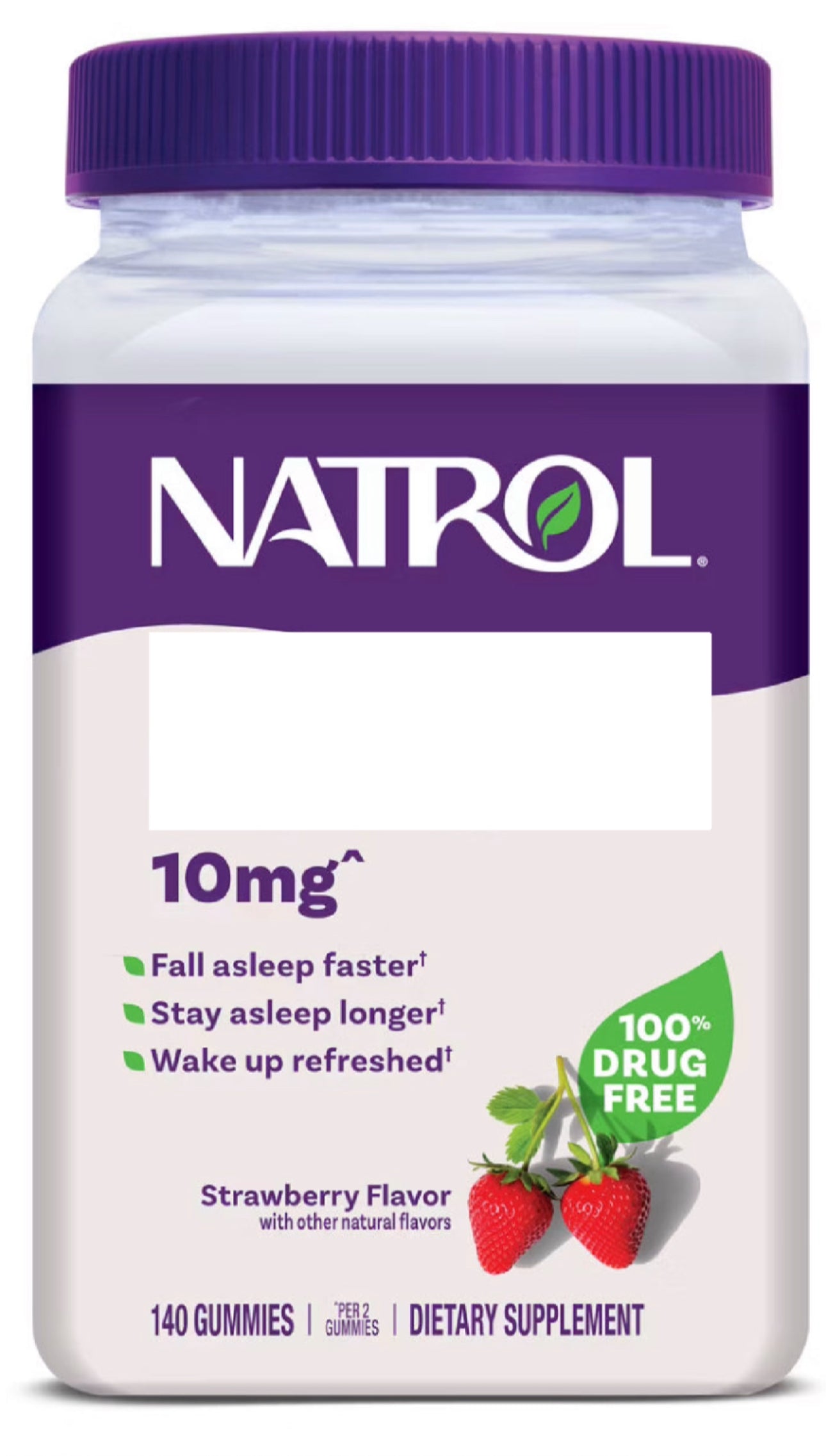 Natrol 10mg Sleep Aid Gummies - Strawberry - 140ct
