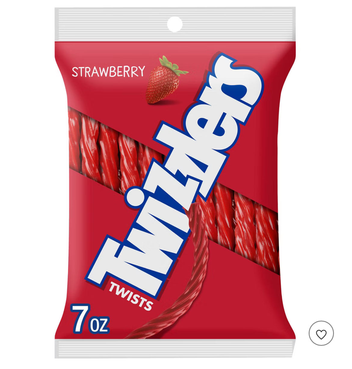 Twizzlers Twists Strawberry Licorice Candy - 7oz